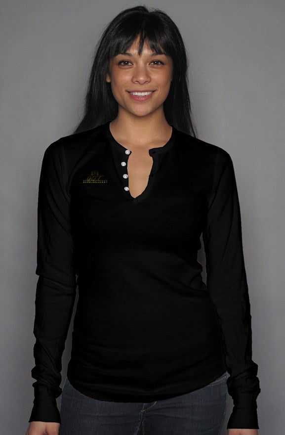 unisex long sleeve henley